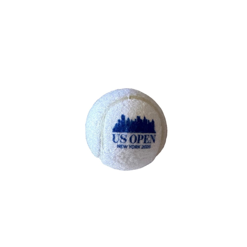 US Open New York 2026 Souvenir Tennis Ball White Blue AMEX American Express Logo